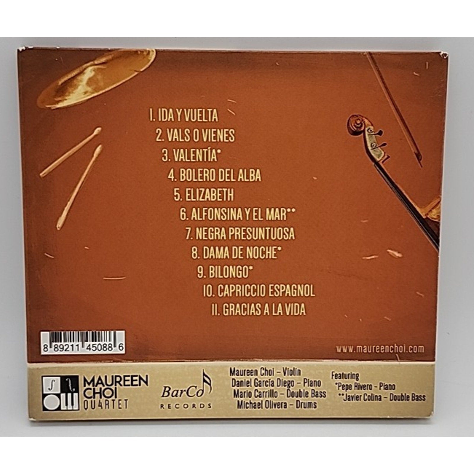 Ida Y Vuelta [Digipak] by Maureen Choi Quartet (CD, 2015, Barco) *Autographed*