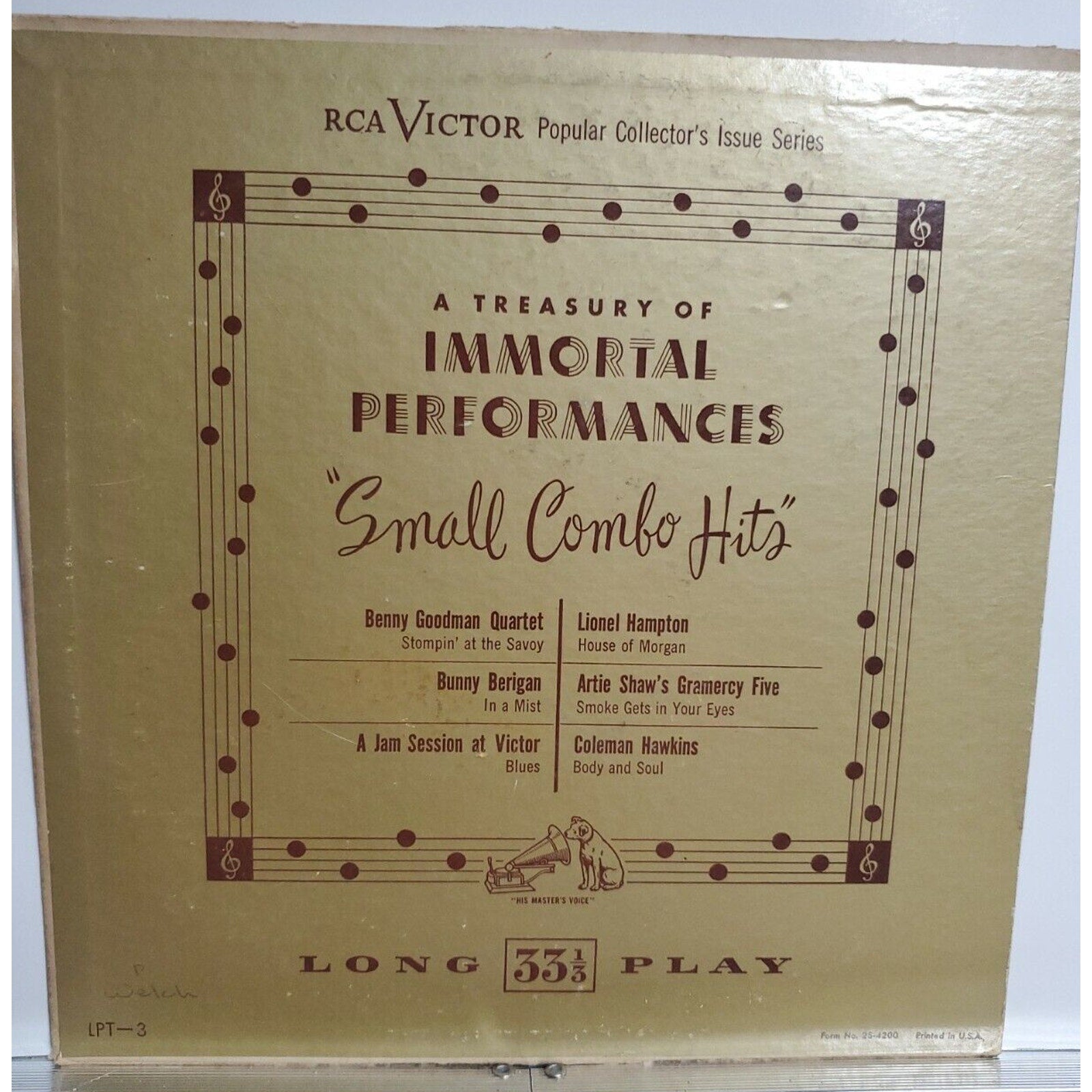 Various - Small Combo Hits - RCA Victor - LPT 3