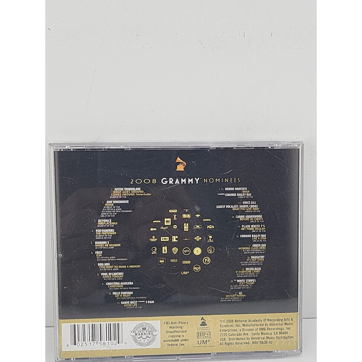 2008 Grammy Nominees by Various (CD, 2008)