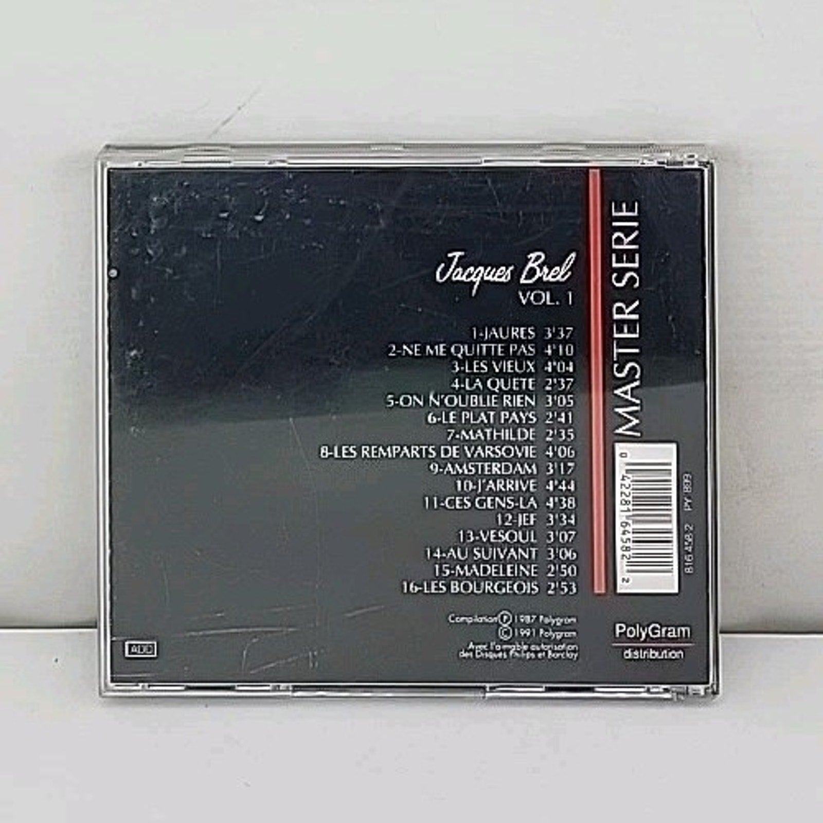 Master Serie 1 by Brel, Jacques (CD, 2010)
