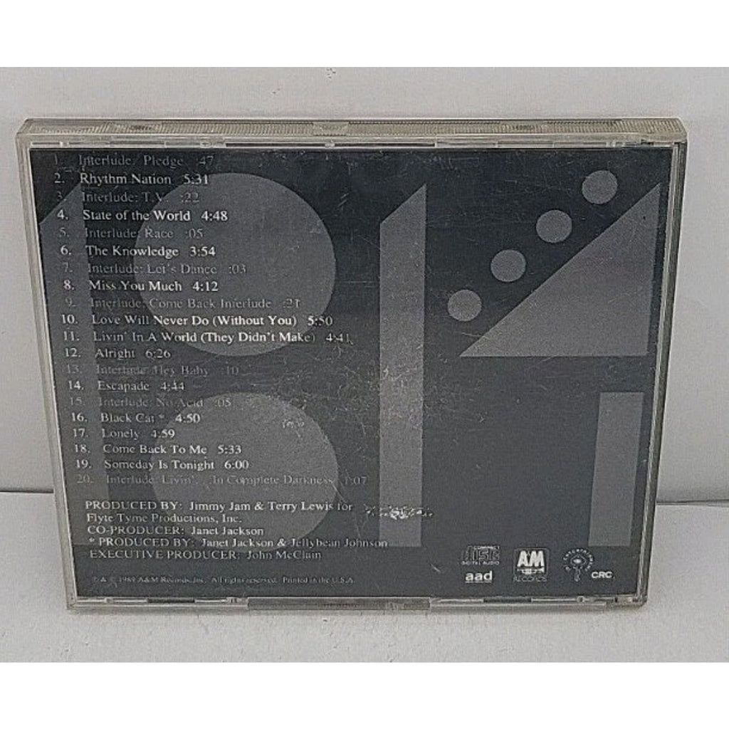 Rhythm Nation by Jackson, Janet (CD, 1989)