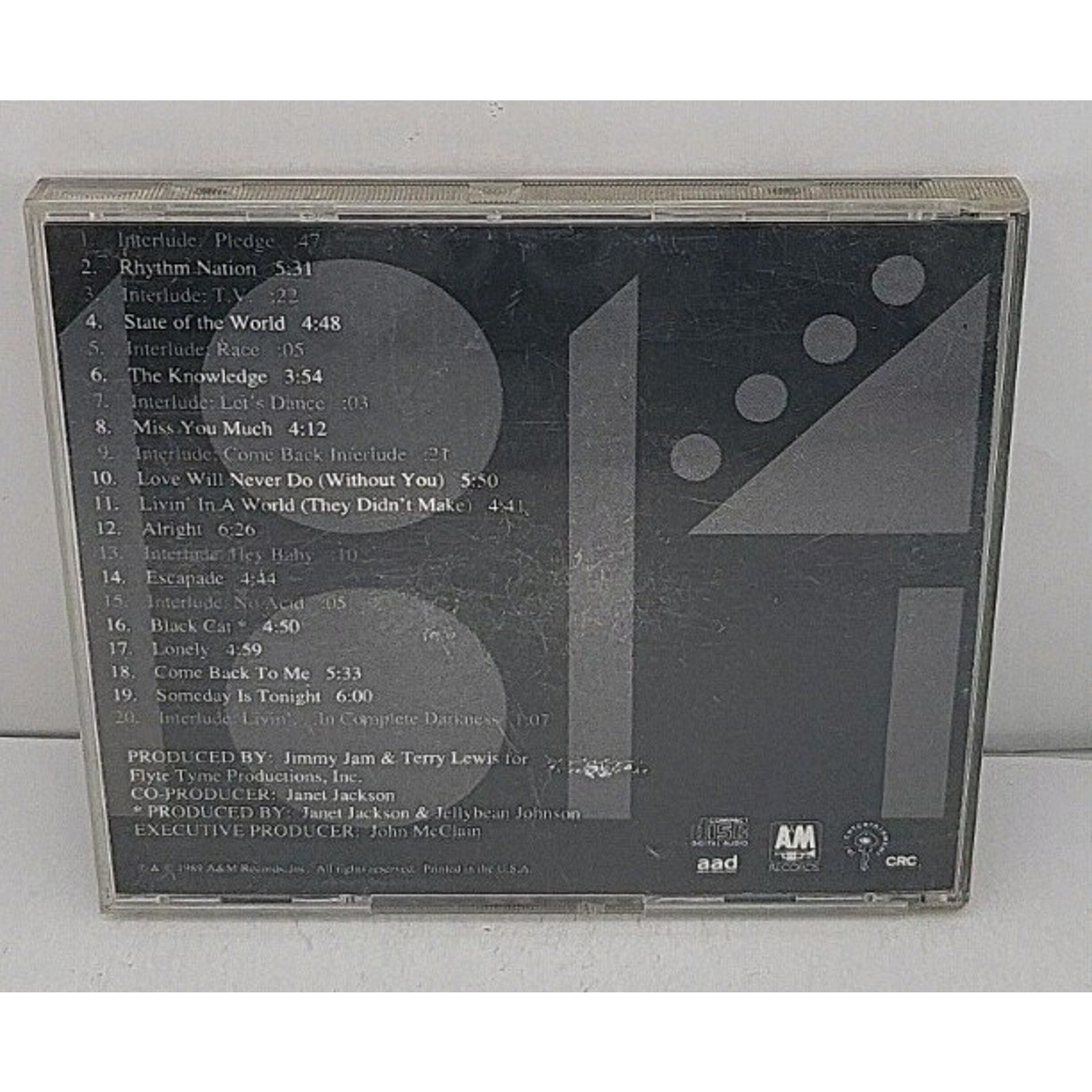 Rhythm Nation by Jackson, Janet (CD, 1989)