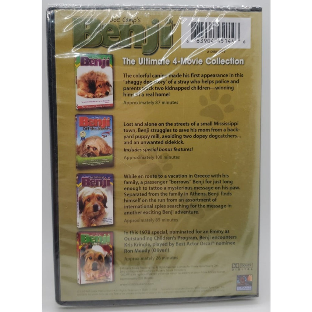 Benji-Ultimate 4 Movie Collection (DVD) *Brand New*