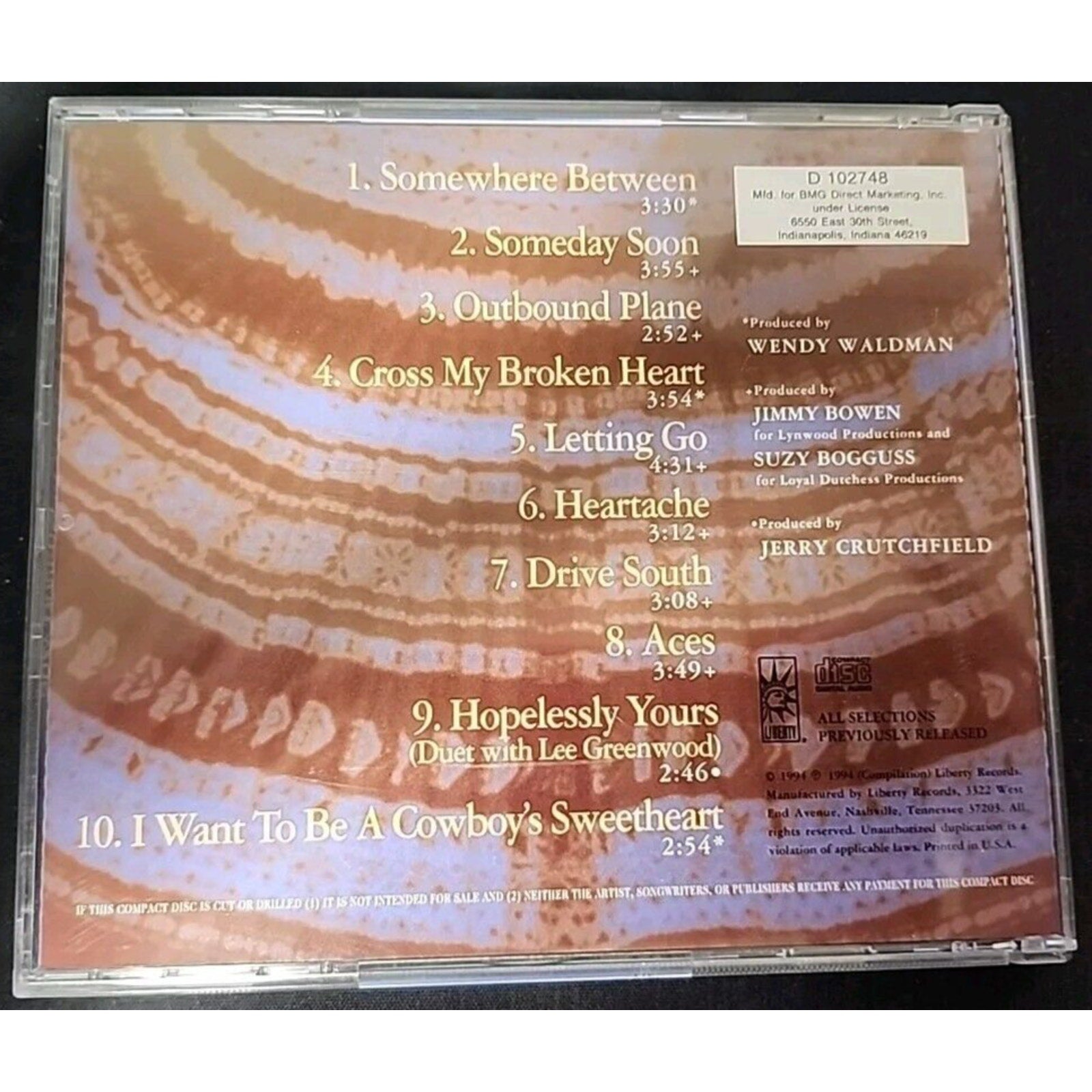 Greatest Hits by Suzy Bogguss (CD, Mar-1994, Capitol Nashville)