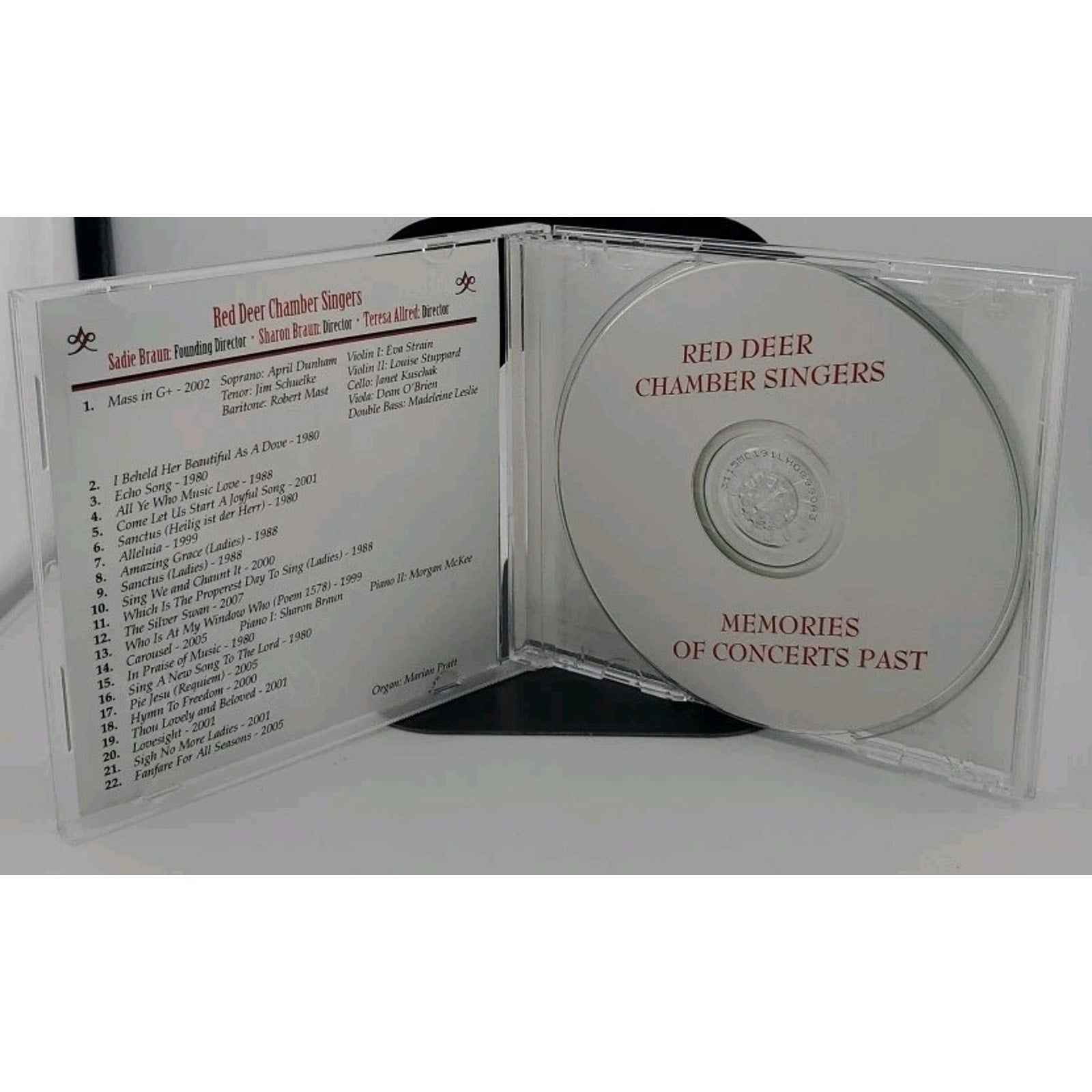 Red Deer Chamber Singers - Memories Of Concerts Past CD