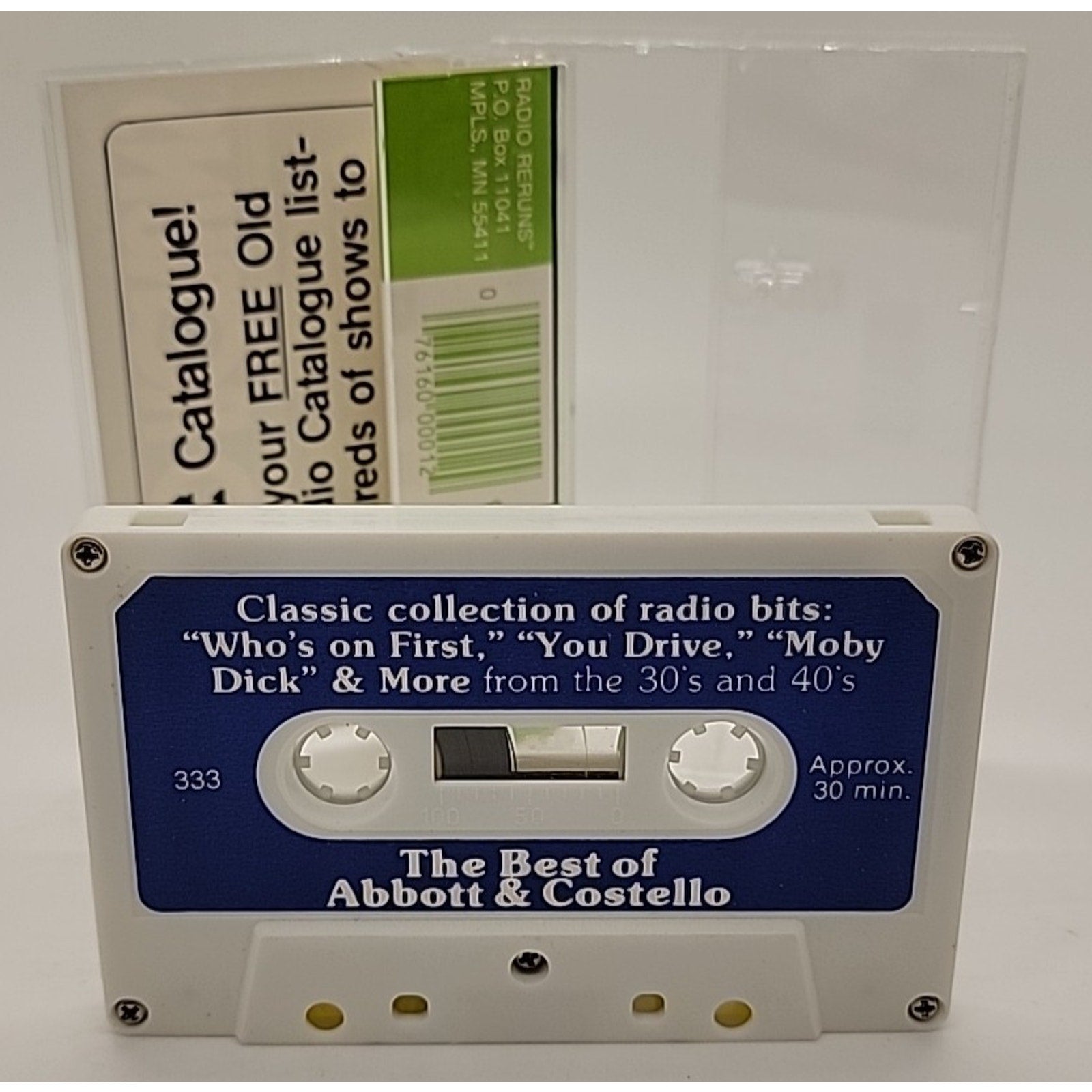 Abbott and Costello - Radio Reruns # 12 - Includes Who’s on First (Cassette)