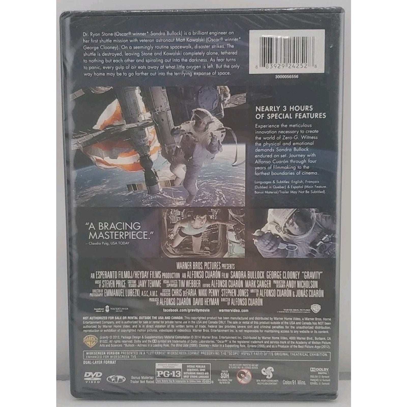 Gravity (DVD, 2013) *Brand New*