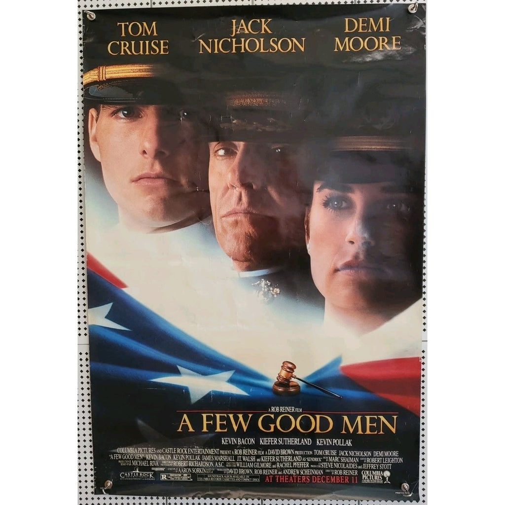 A Few Good Men 1992 Movie Poster 27x40 Theater Size Nicholson Tom Cruise