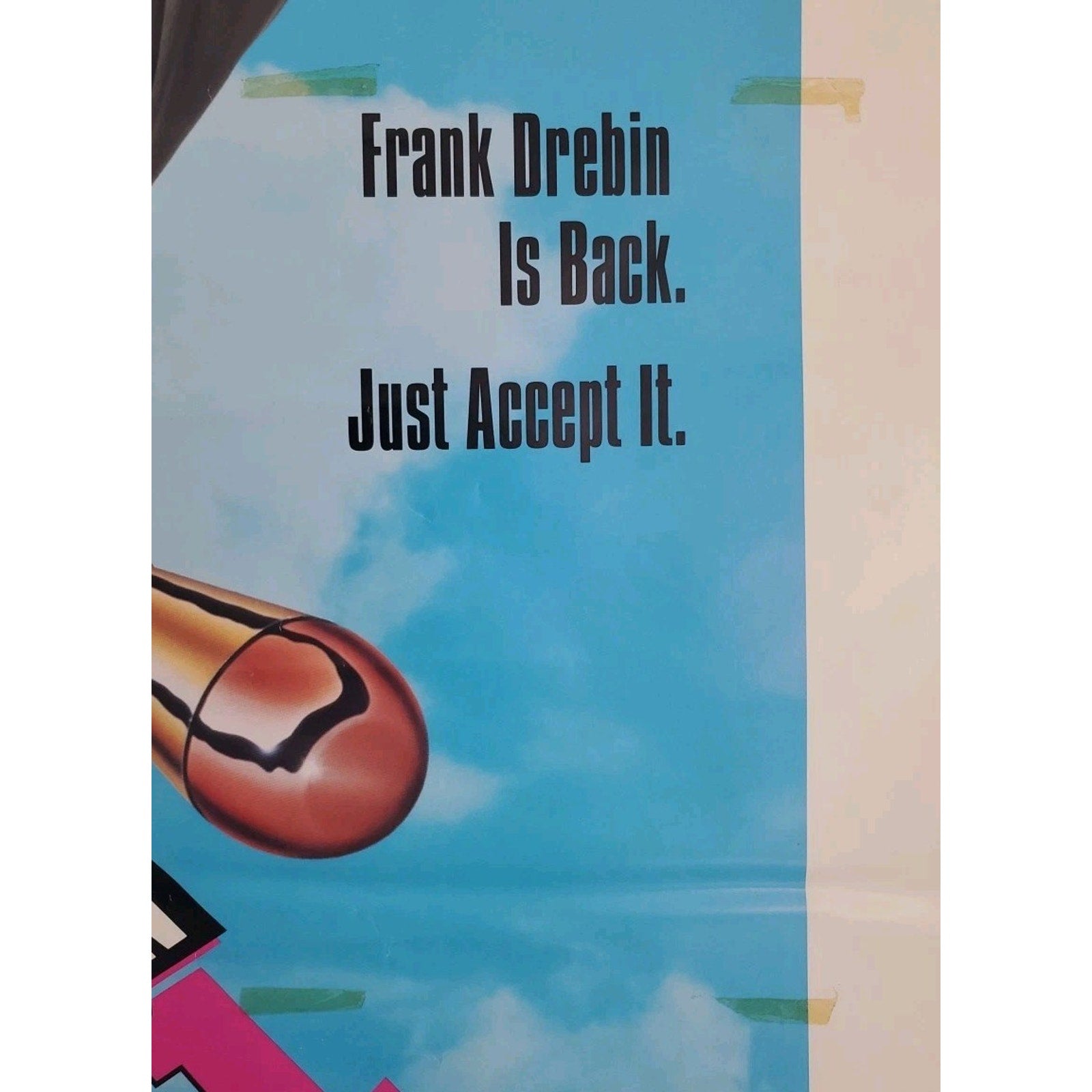 1991 The Naked Gun 2 1/2 The Smell of Fear Movie Poster 40"x27"