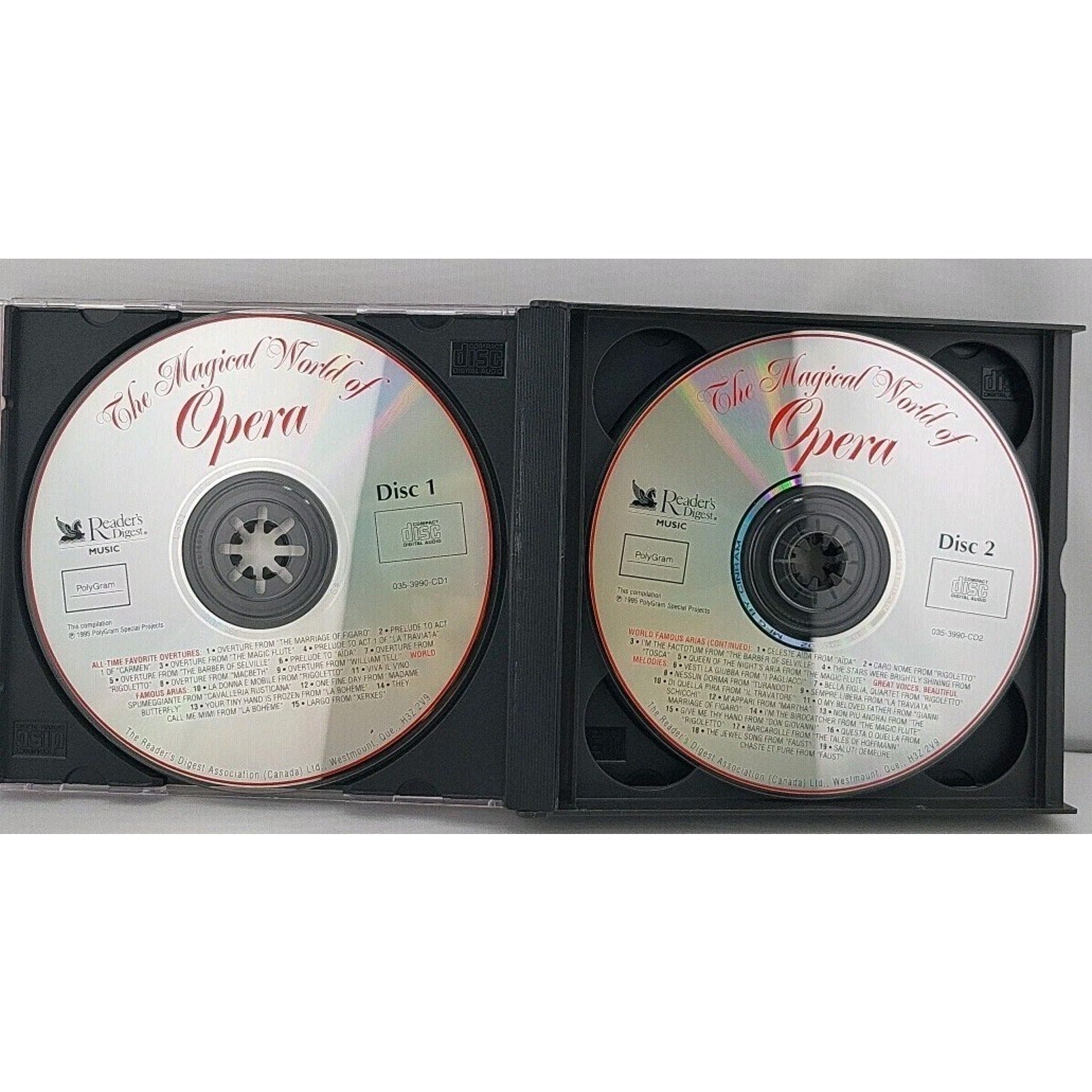 The Magical World Of Opera: Reader's Digest (4-Disc CD Set)