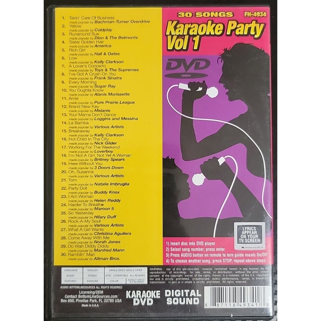 Karaoke Party Vol 1 (DVD)
