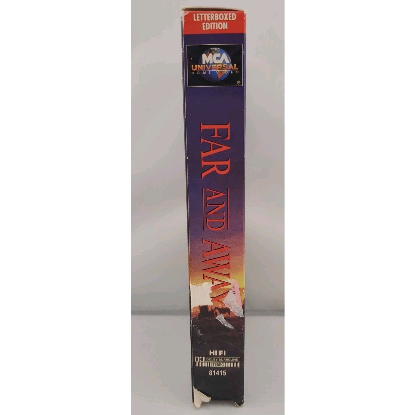 Far and Away (VHS, Letterbox Edition)