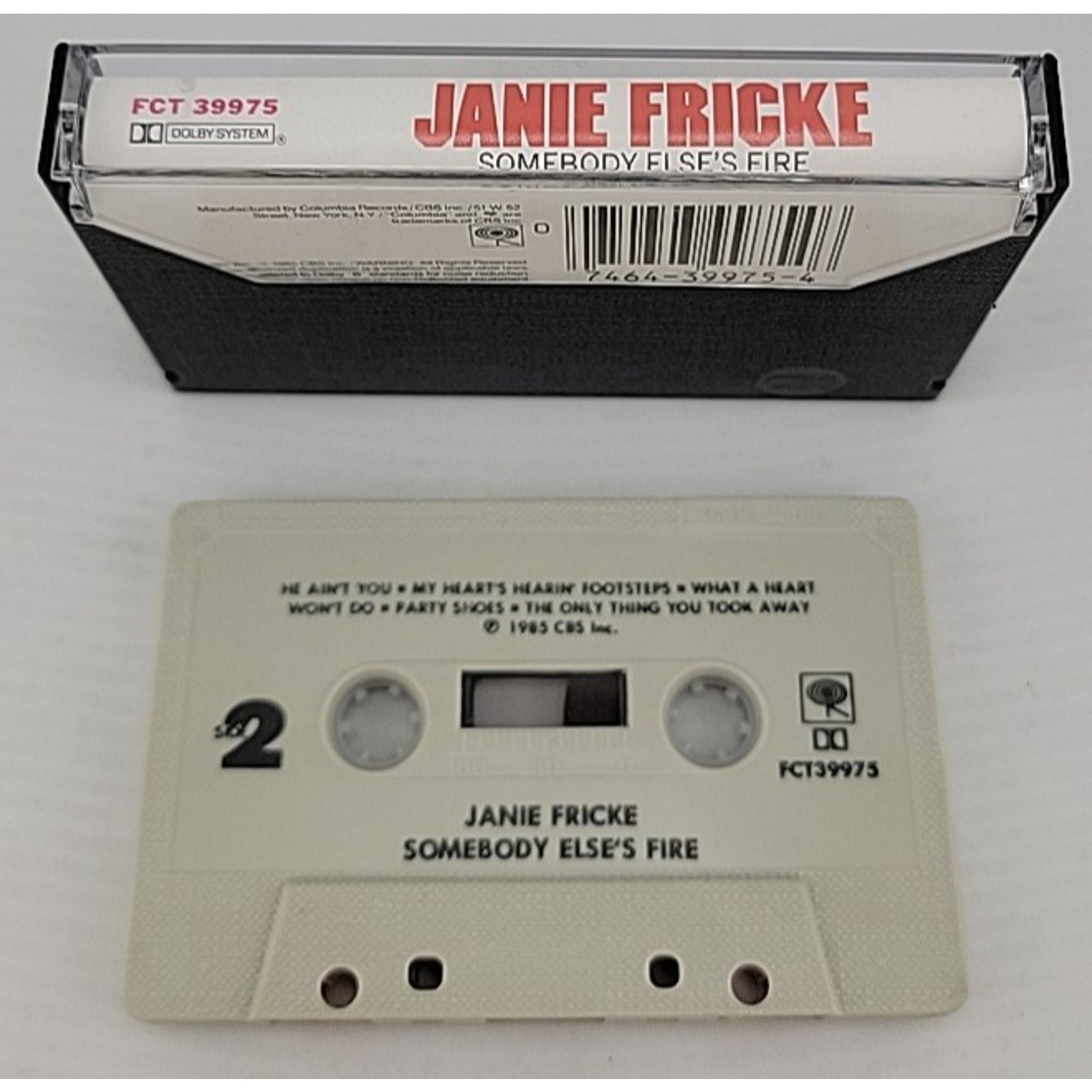 Janie Fricke: Sombody Else’s Fire (Cassette, 1985 CBS Records)