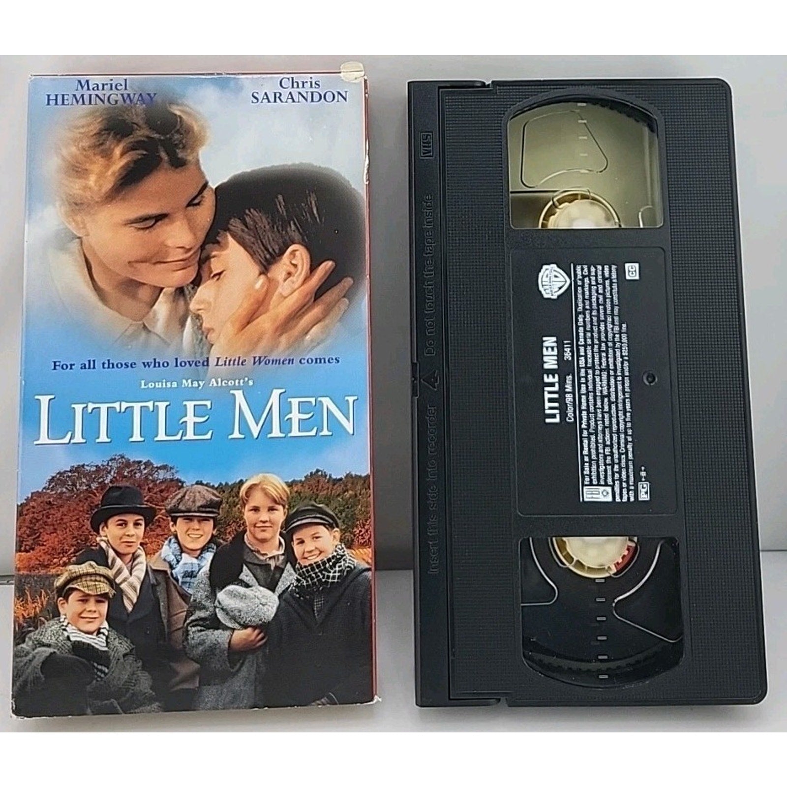 Little Men (VHS 1998) Mariel Hemingway, Chris Sarandon, Louisa May Alcott's