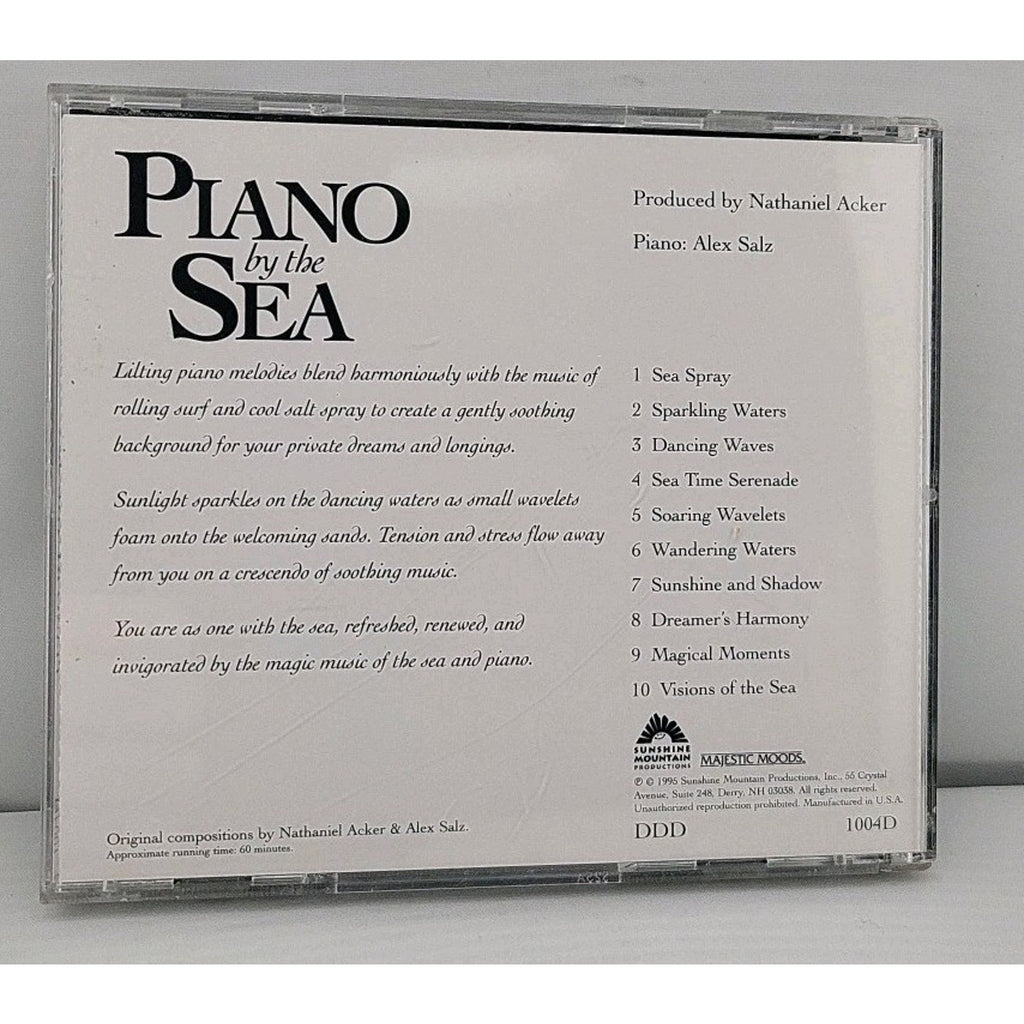 Piano By The Sea Audio CD 1995 Majestic Moods Music Relaxation Instrumental