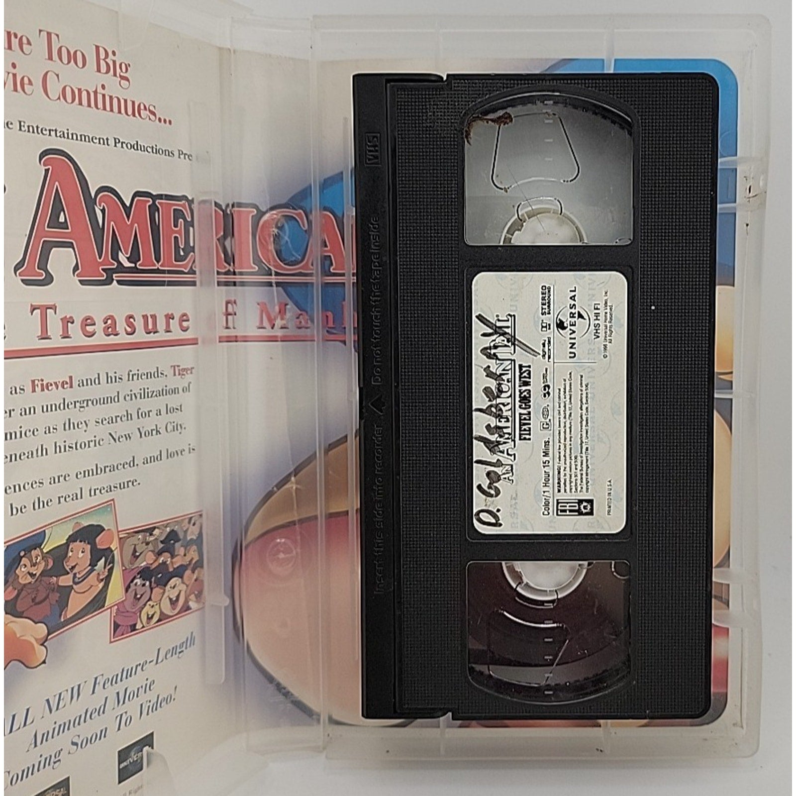 American Tail, An - Fievel Goes West (VHS, 2001)