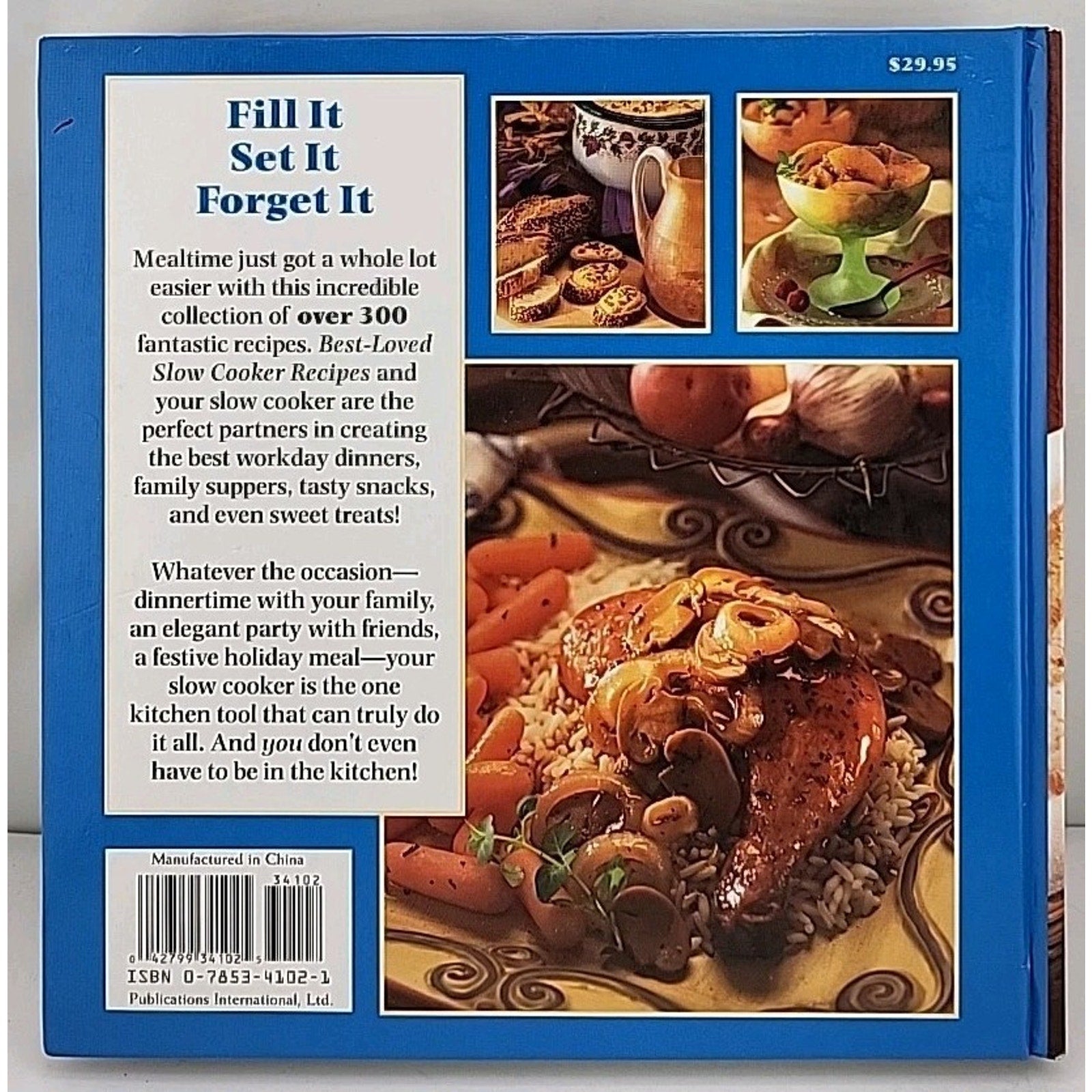 Best-Loved Slow Cooker Recipes 1998 Hardcover Publications International