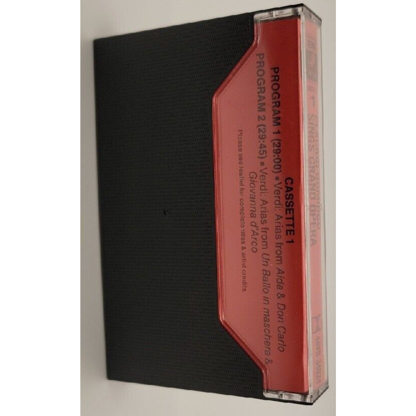 Placido Domingo Sings Grand Opera (2-Cassette Set)