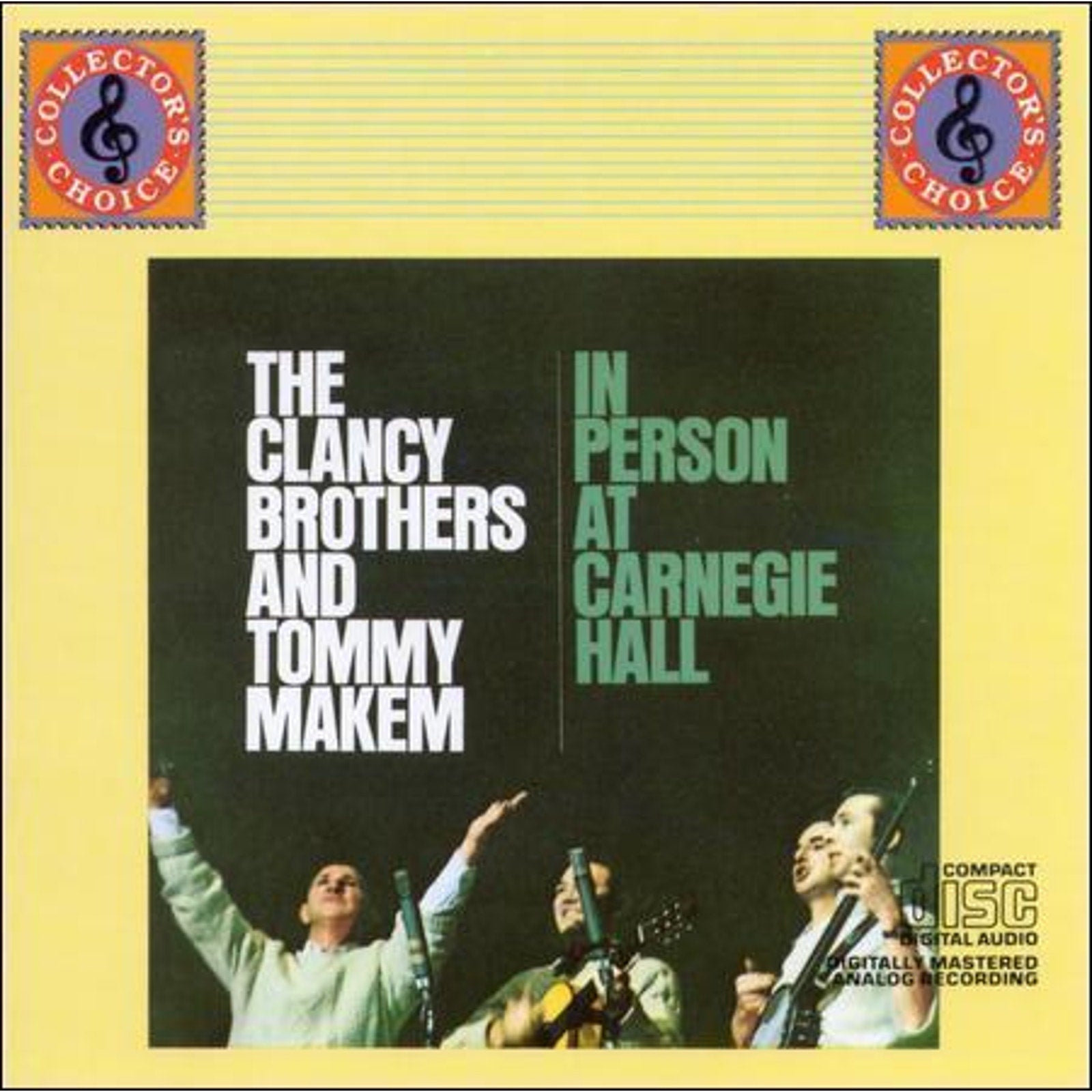 In Person at Carnegie Hall by The Clancy Brothers/Tommy Makem (CD, Columbia...