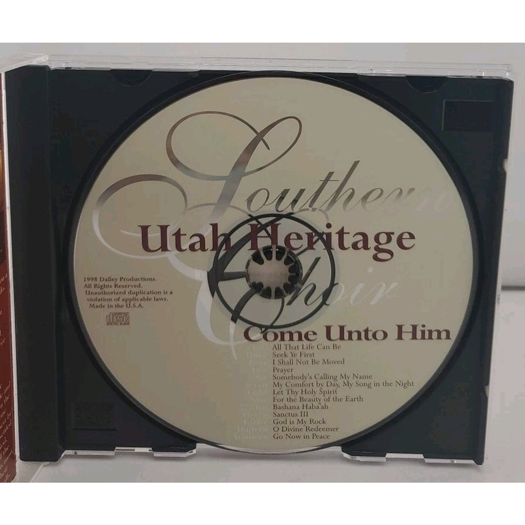 Southern Utah Heritage Choir Come Unto Him CD 1998
