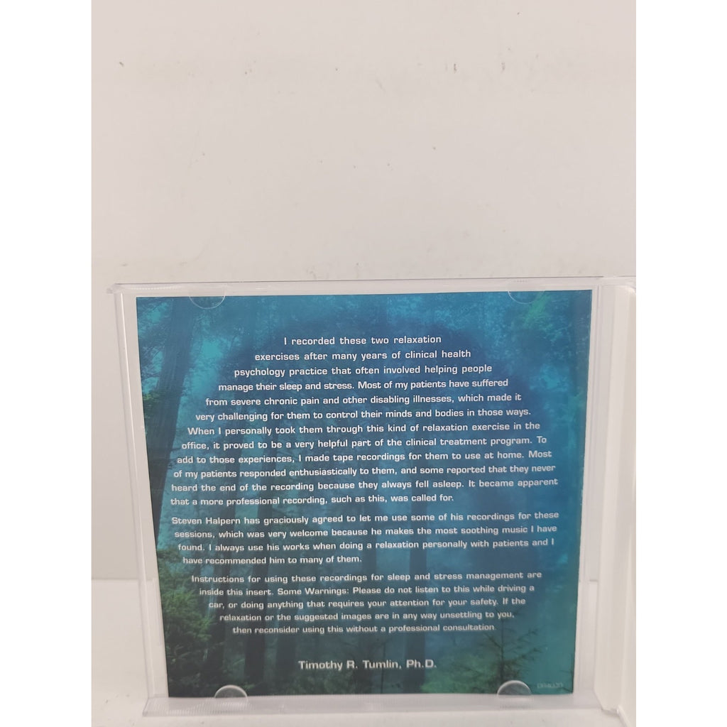 Deep Rest - Learning To Sleep, Relax, And Mansge Stress - Timothy R. Tumlin - CD