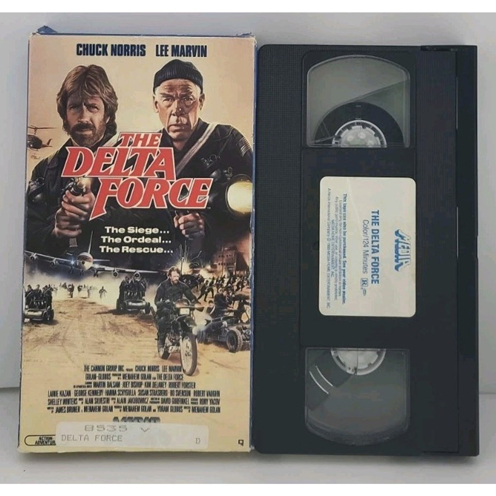 The Delta Force (VHS, 1986) Chuck Norris, Lee Marvin