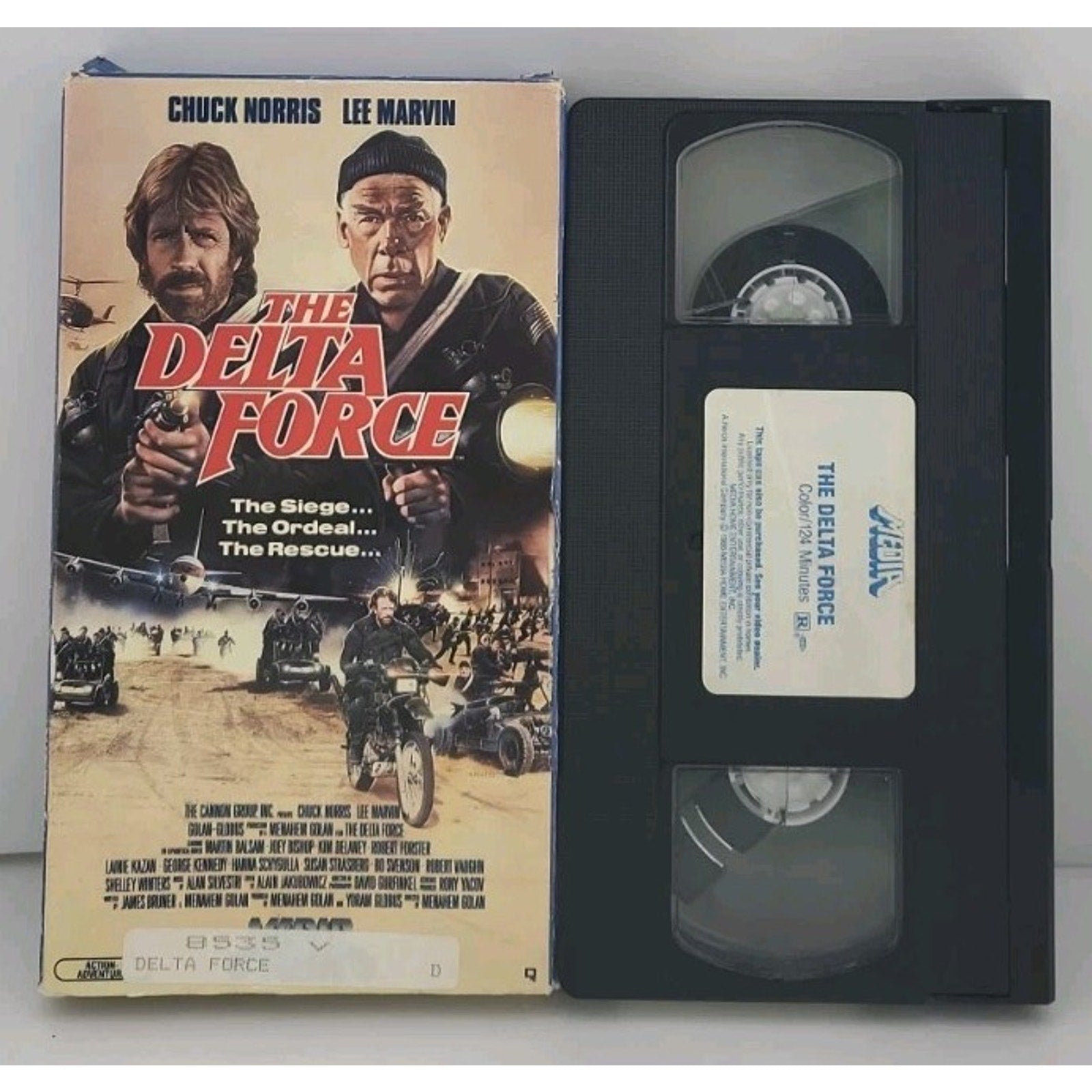 The Delta Force (VHS, 1986) Chuck Norris, Lee Marvin