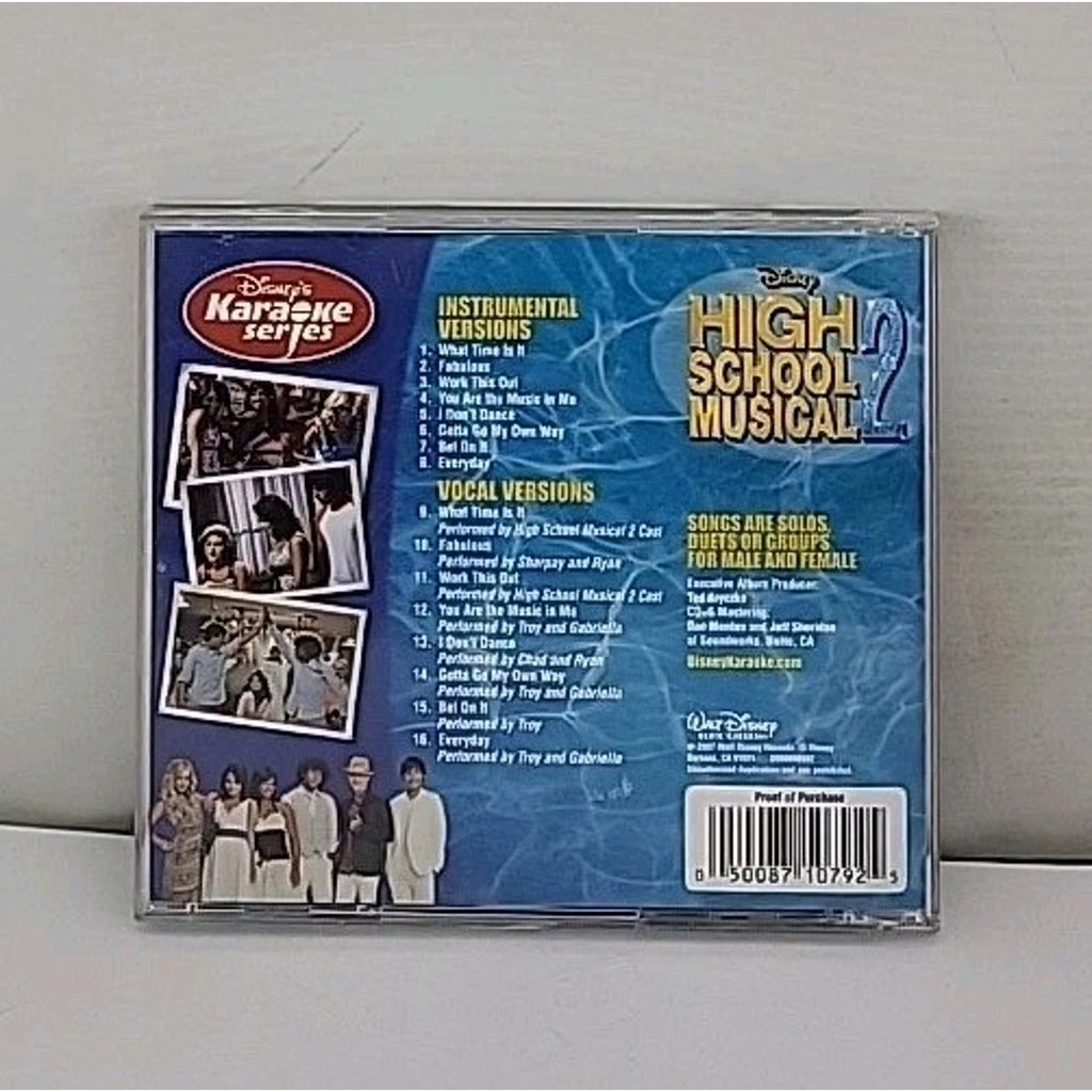 Disney's Karaoke: High School Musical 2 by Various (CD, 2007)