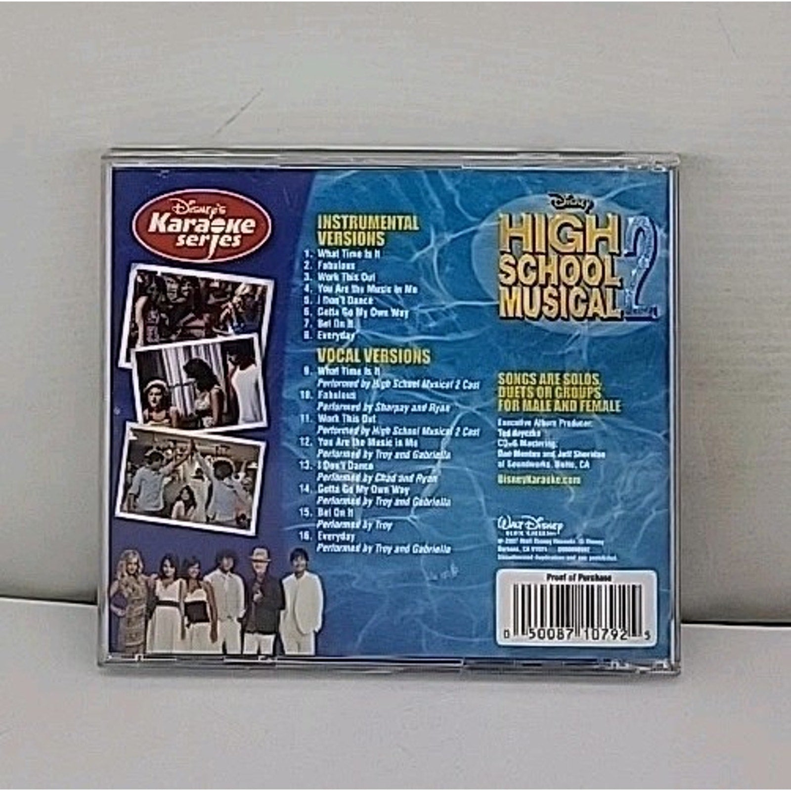 Disney's Karaoke: High School Musical 2 by Various (CD, 2007)
