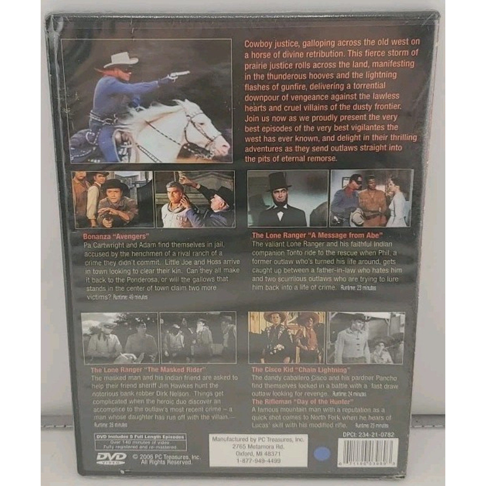 DVD Classic Television Western Roundup Lone Ranger Bonanza Rifleman *Brand New*