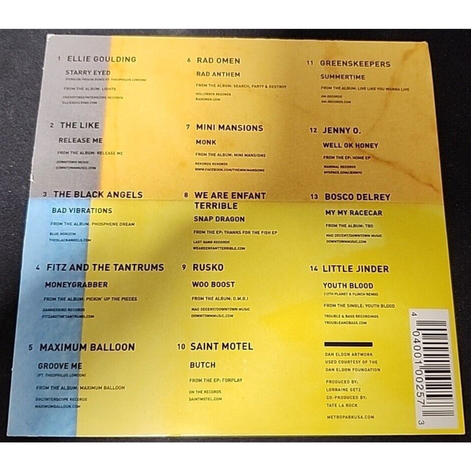 Metropark Sound Off Volume 6 2010 Dub Electronic Compilation (CD)