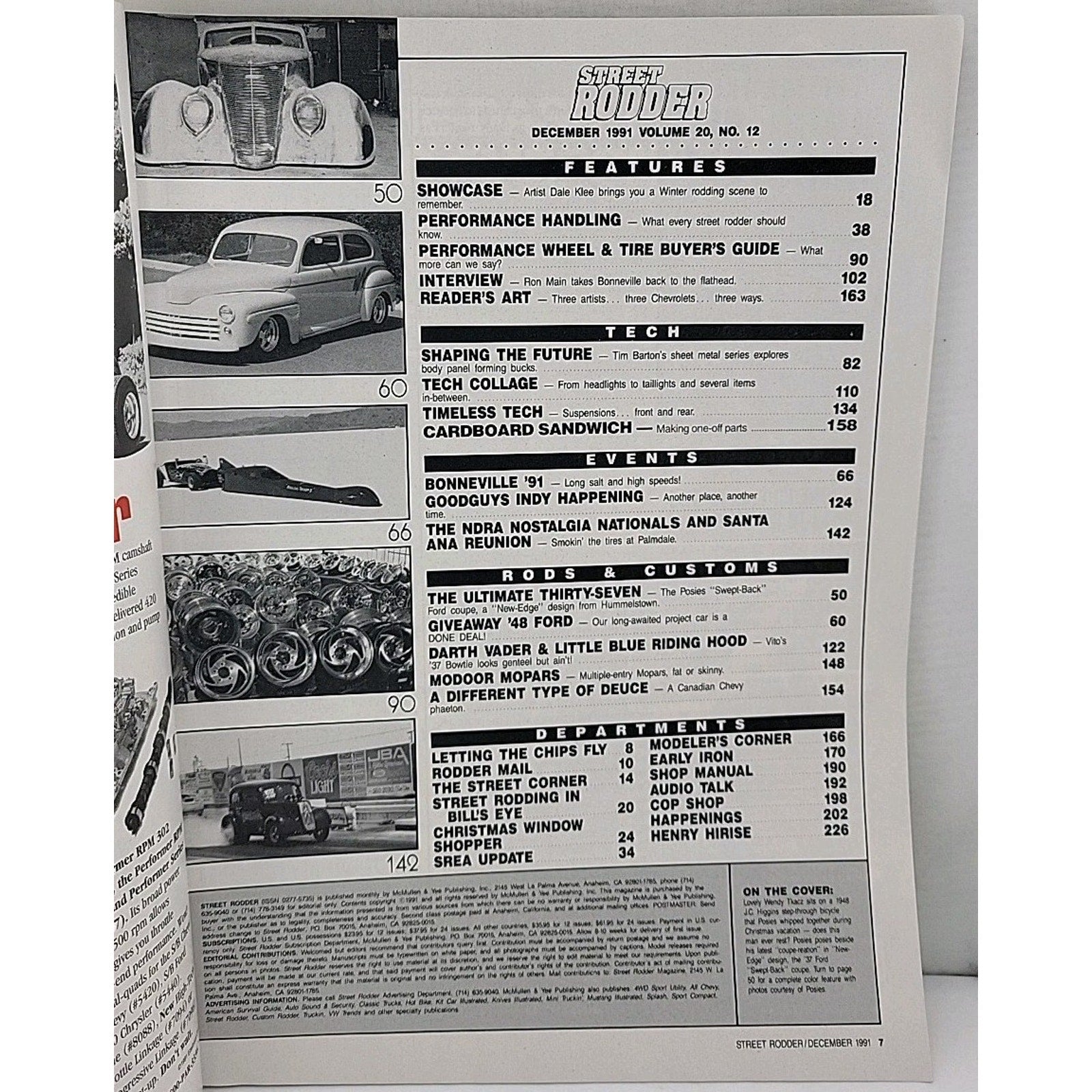 Street Rodder Magazine - December 1991 - Vol. 20 No. 12