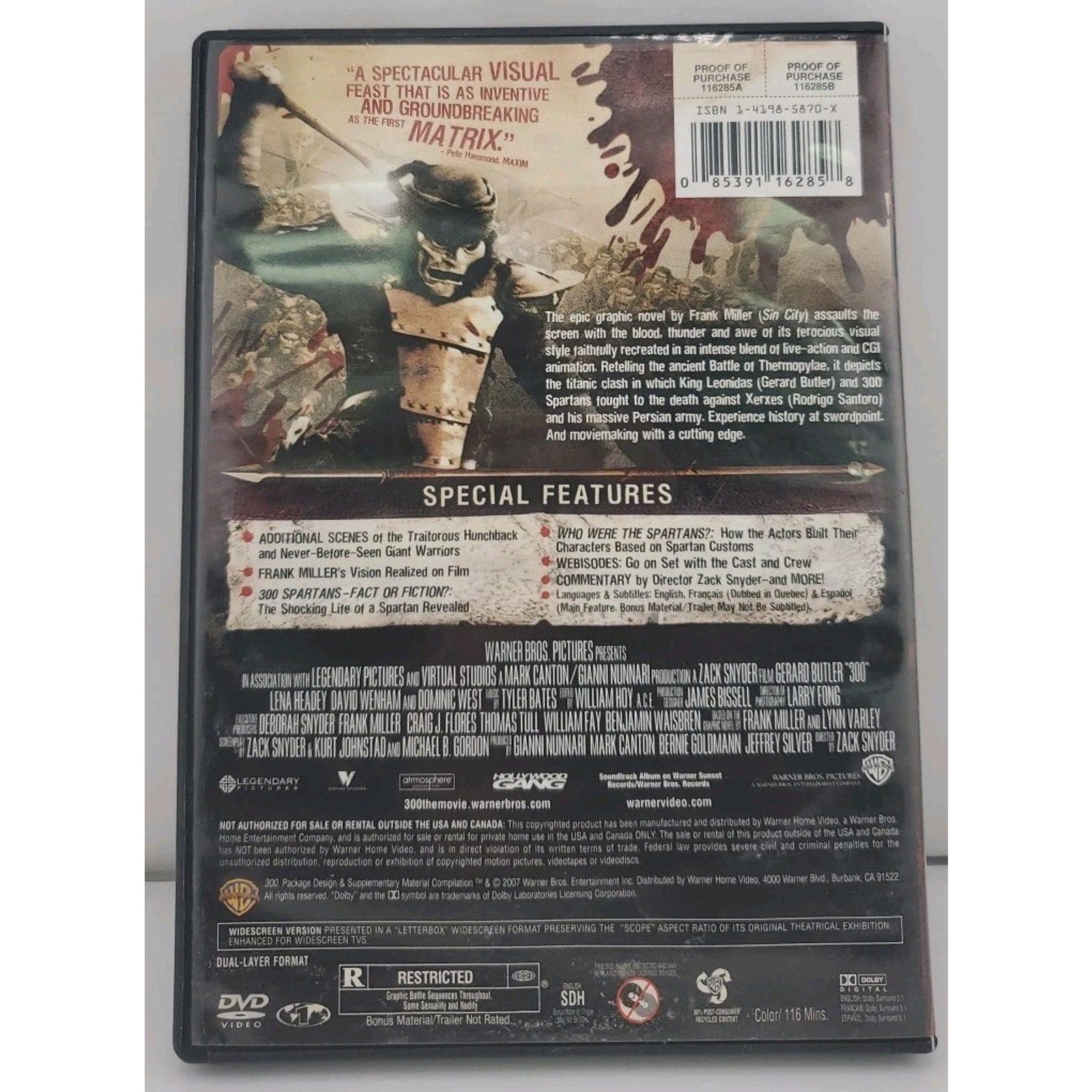 300 (DVD, 2007)