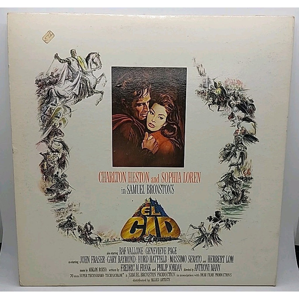 Music from Samuel Bronston's EL CID by Charlton Heston & Sophia Loren SE3977 ST