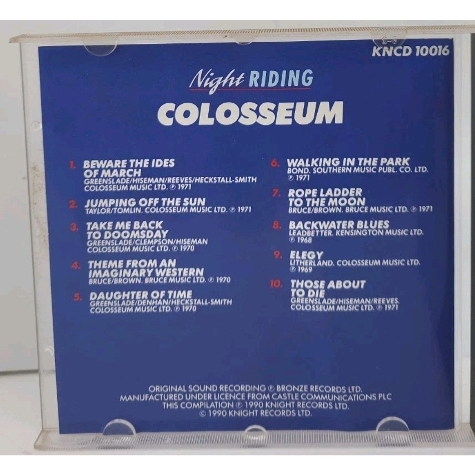 Colosseum, Night Riding, Audio CD