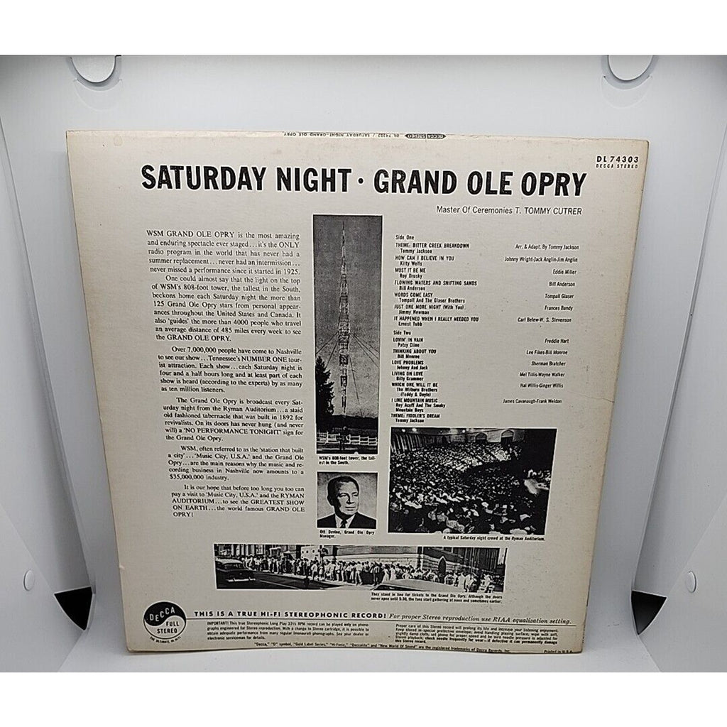 Saturday Night Grand Ole Opry (Record)
