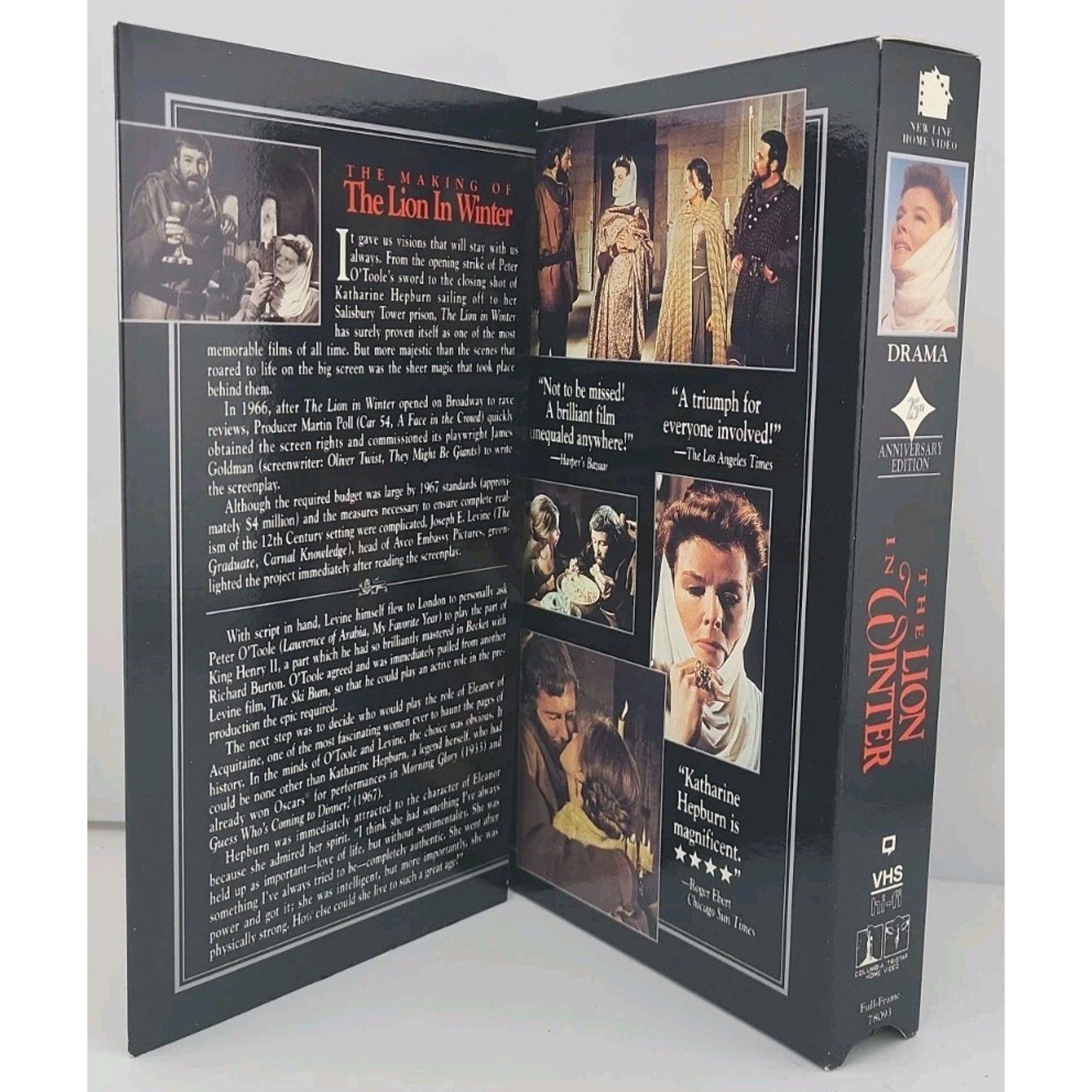 Lion in Winter, The - 25th Anniversary Edition (VHS, 1994)