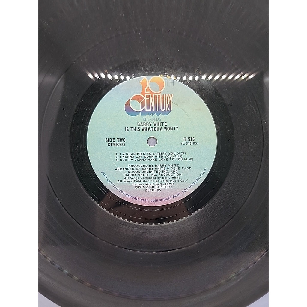 Is This Whatcha Wont? Barry White Vinyl LP (Record)