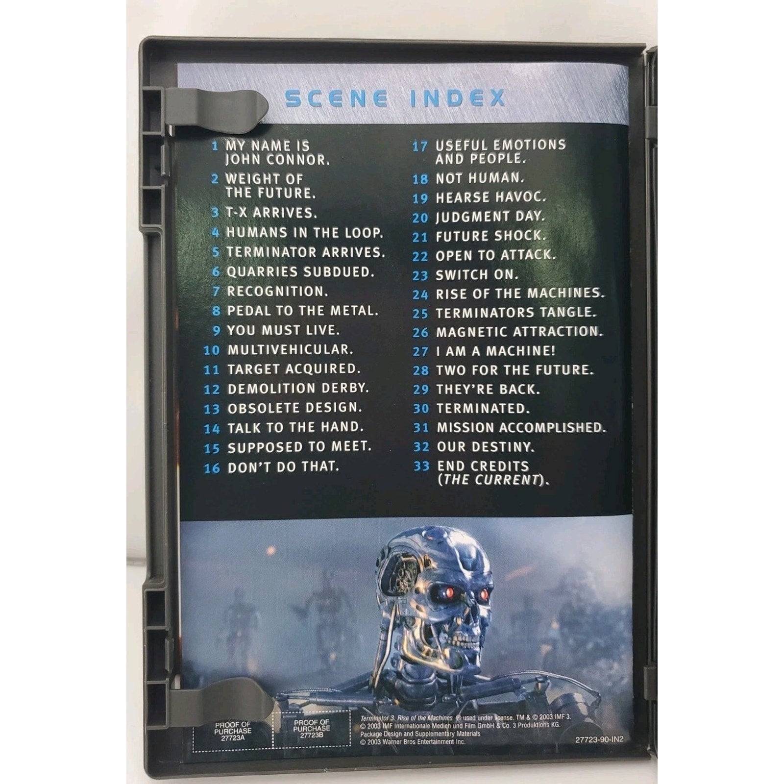 Terminator 3-Rise of the Machines (DVD, 2003)