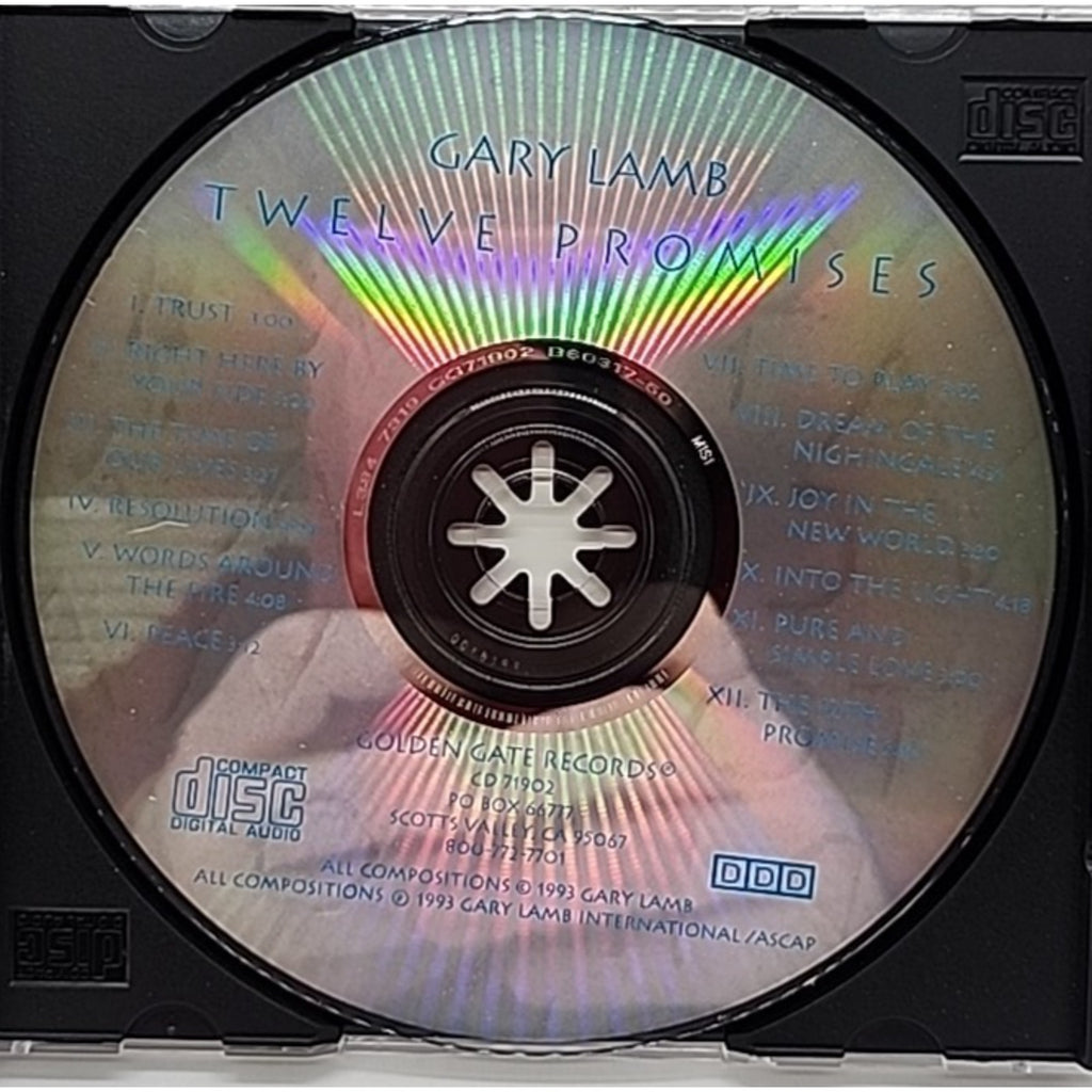 Twelve Promises by Gary Lamb (New Age) (CD, 1993, Golden Gate (New Age))