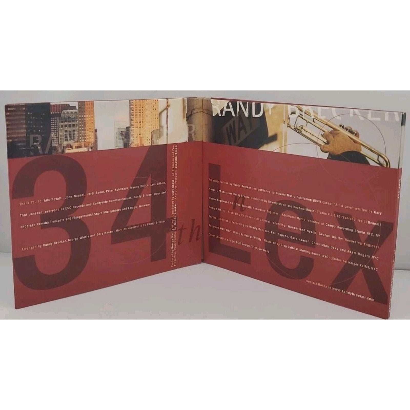 34th N Lex by Randy Brecker (CD, 2003)