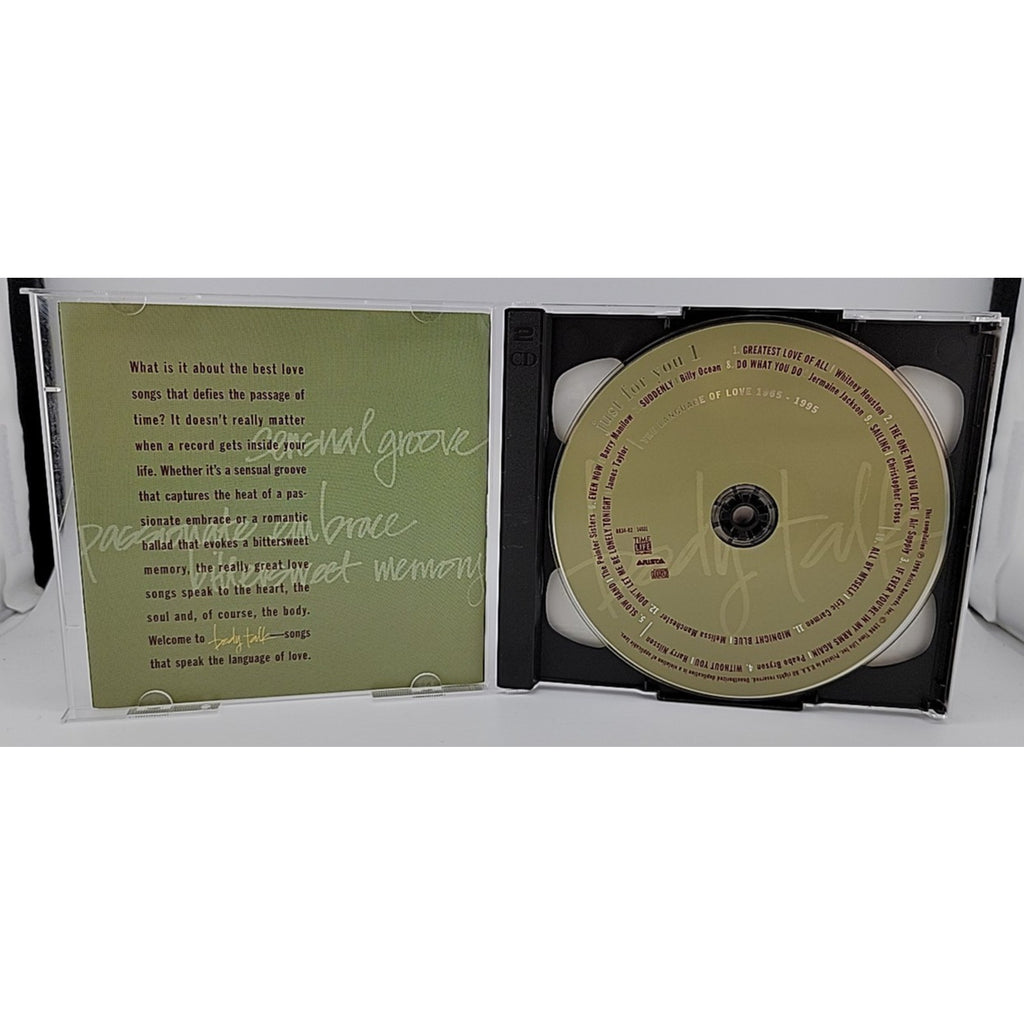 Body Talk Just For You (CD, 1996 Arista-Various Artists 2 Discs)