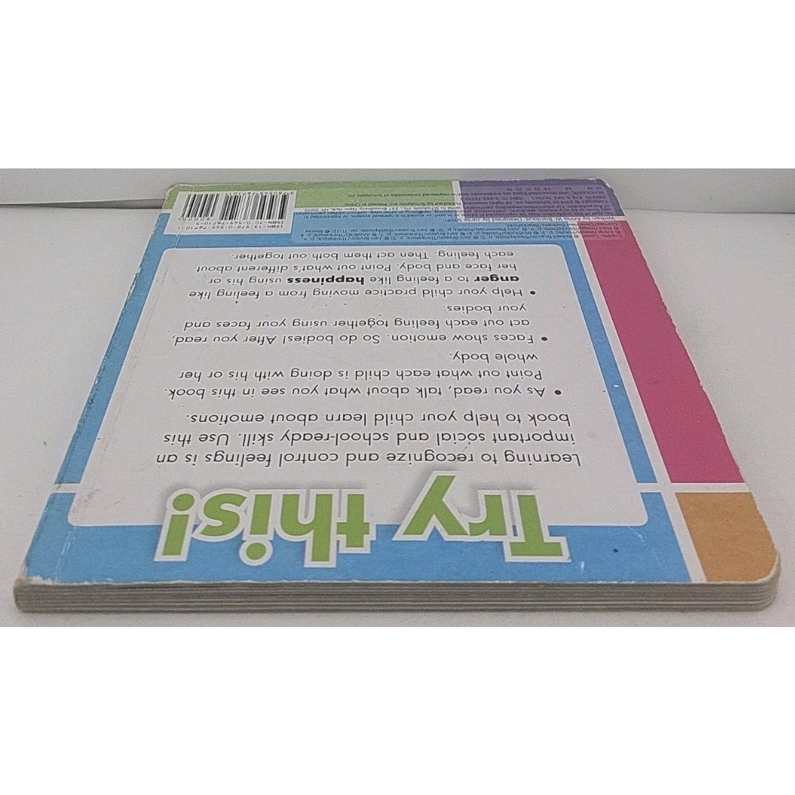 Amazing Feelings (Scholastic) Board Book by Anna W. Bardaus (2014)