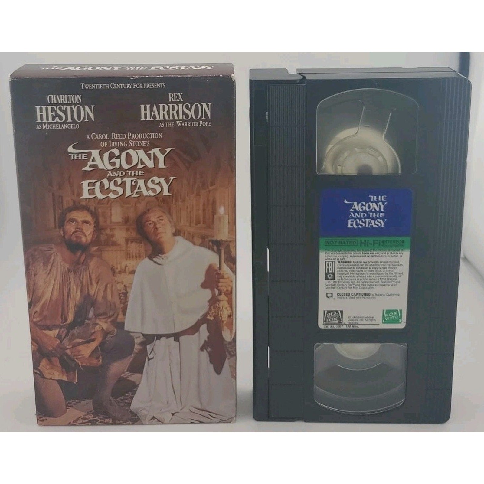The Agony and the Ecstasy (VHS, 1995)