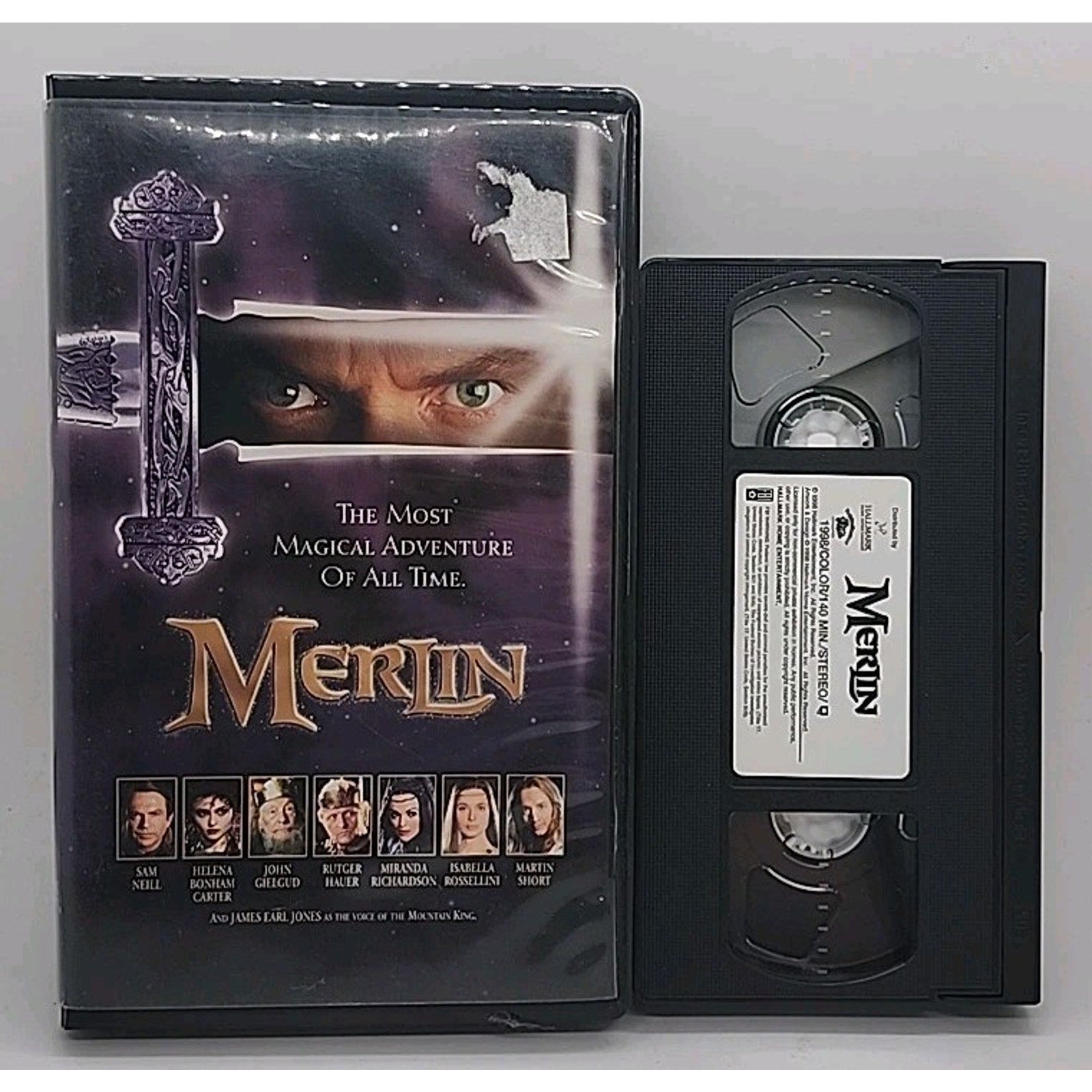 Merlin (VHS, 1998, Clam Shell)