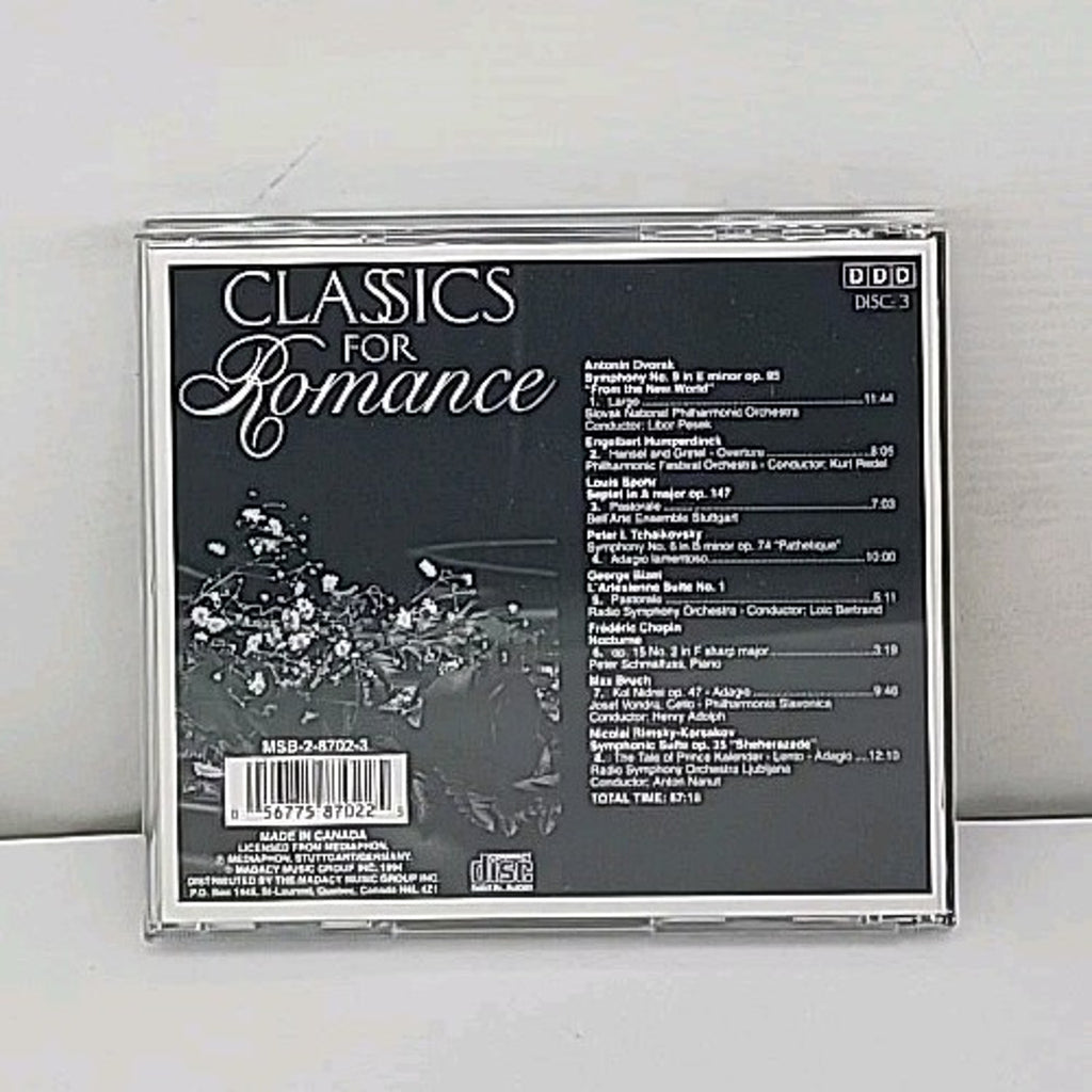 Classics for Romance by Various (CD, 1995) W/ Sleeve