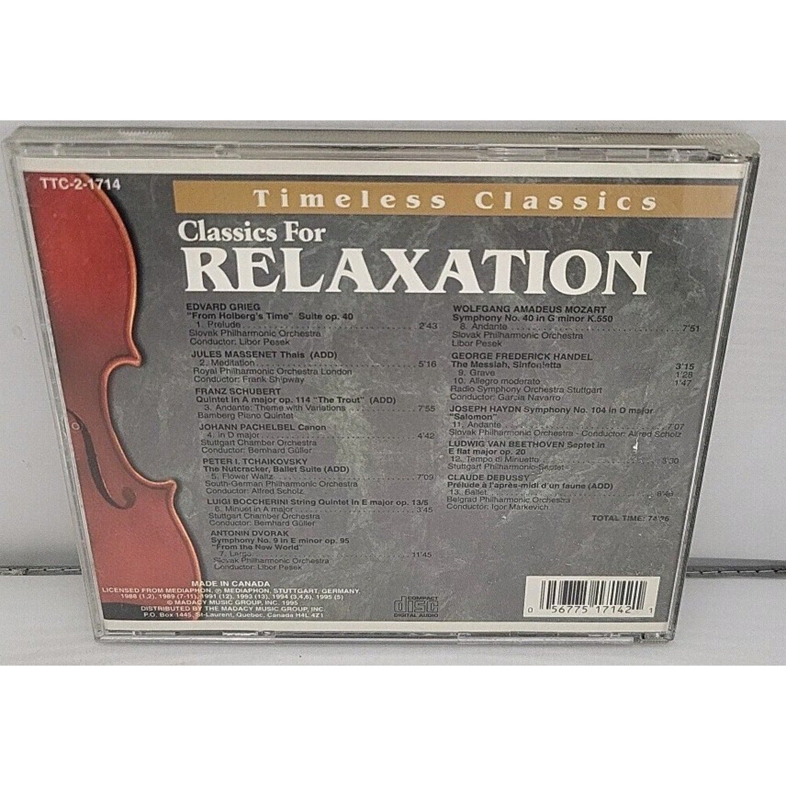 Classics For Relaxation (CD)
