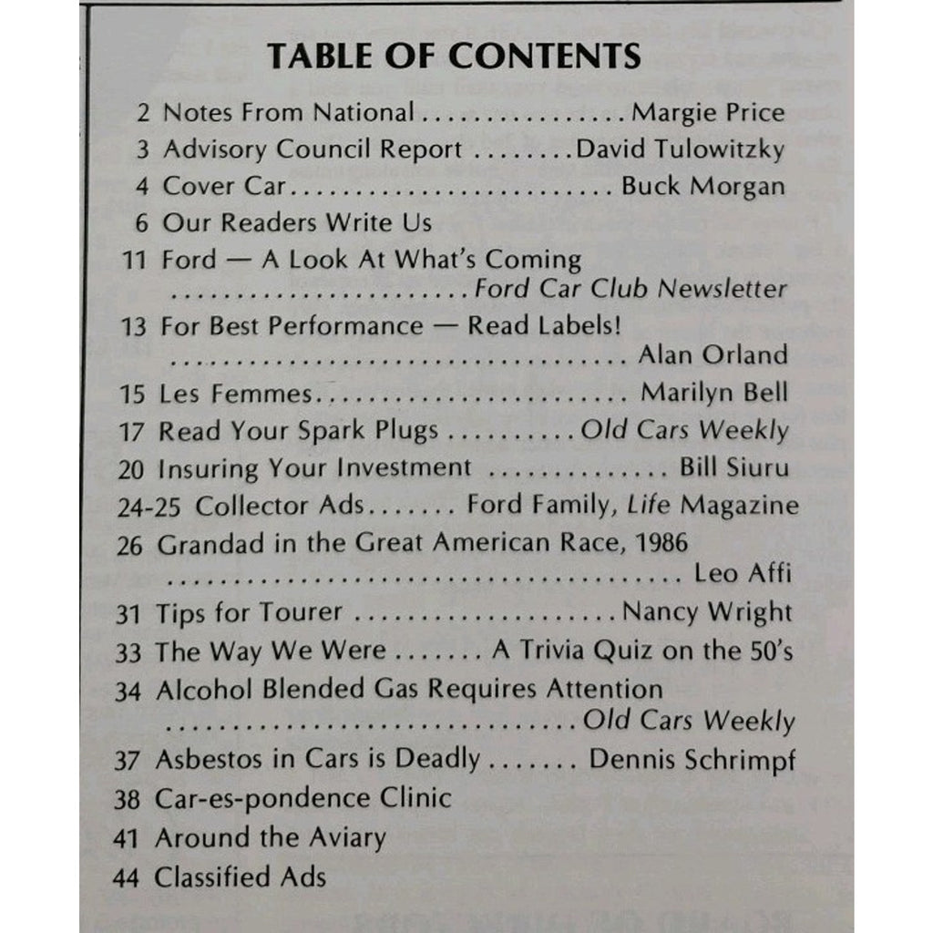 Early Bird Magazine January-February 1987