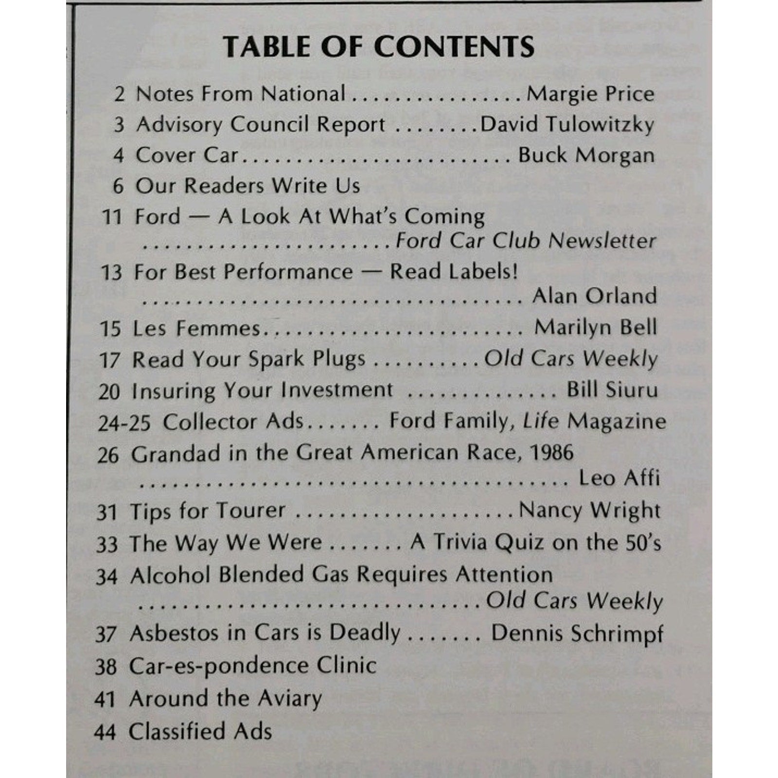 Early Bird Magazine January-February 1987