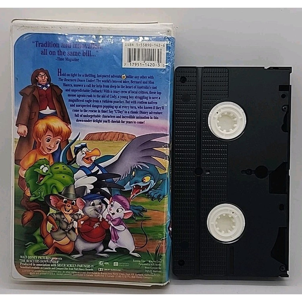 The Rescuers Down Under (VHS, 1991)